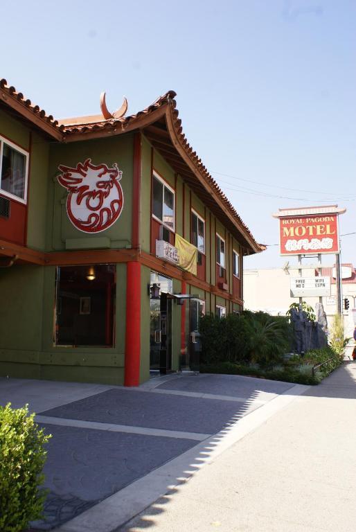 Royal Pagoda Motel Dodger Stadium Los Angeles Exterior foto
